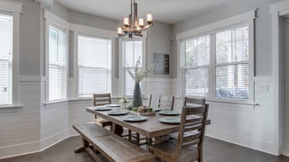 Pretty Dining Nook seats 8