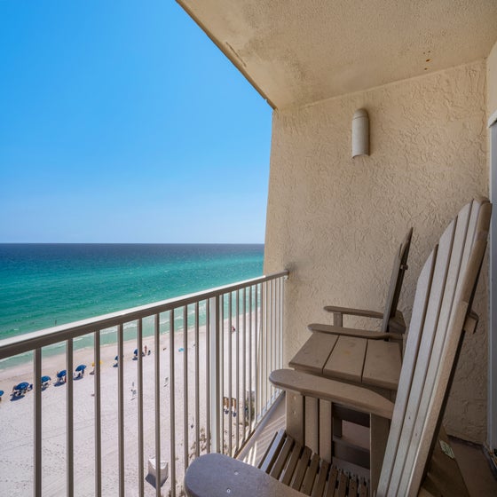 Beach House 603D balcony