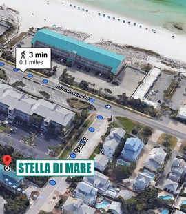 Stella Di Mare beach access map