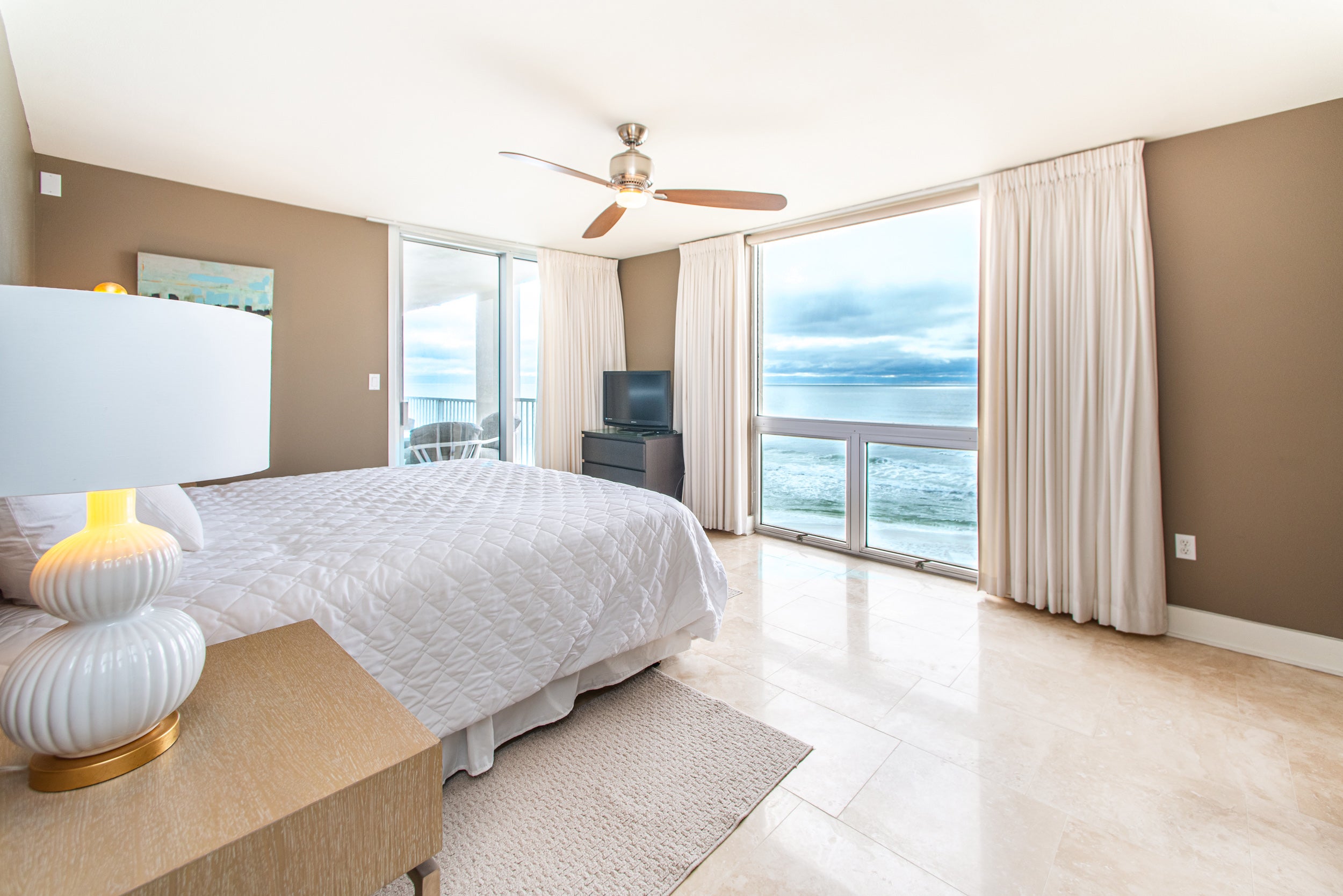 Master Bedroom with incredible Gulf Views!