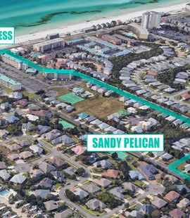 Sandy Pelican Beach Access Map