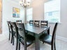 Elegant dining table seats 8!