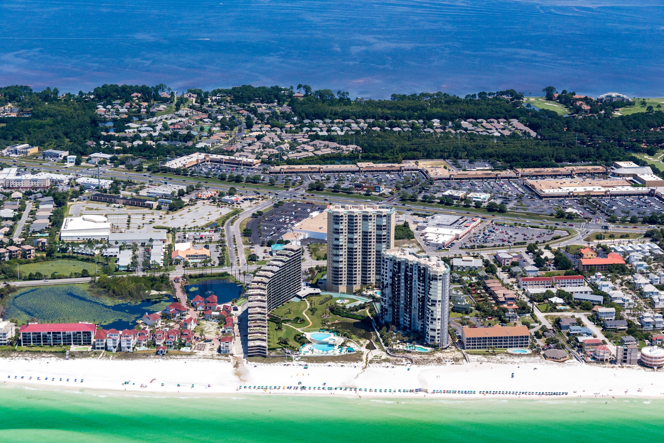 Another Aerial of the Edgewater Resort
