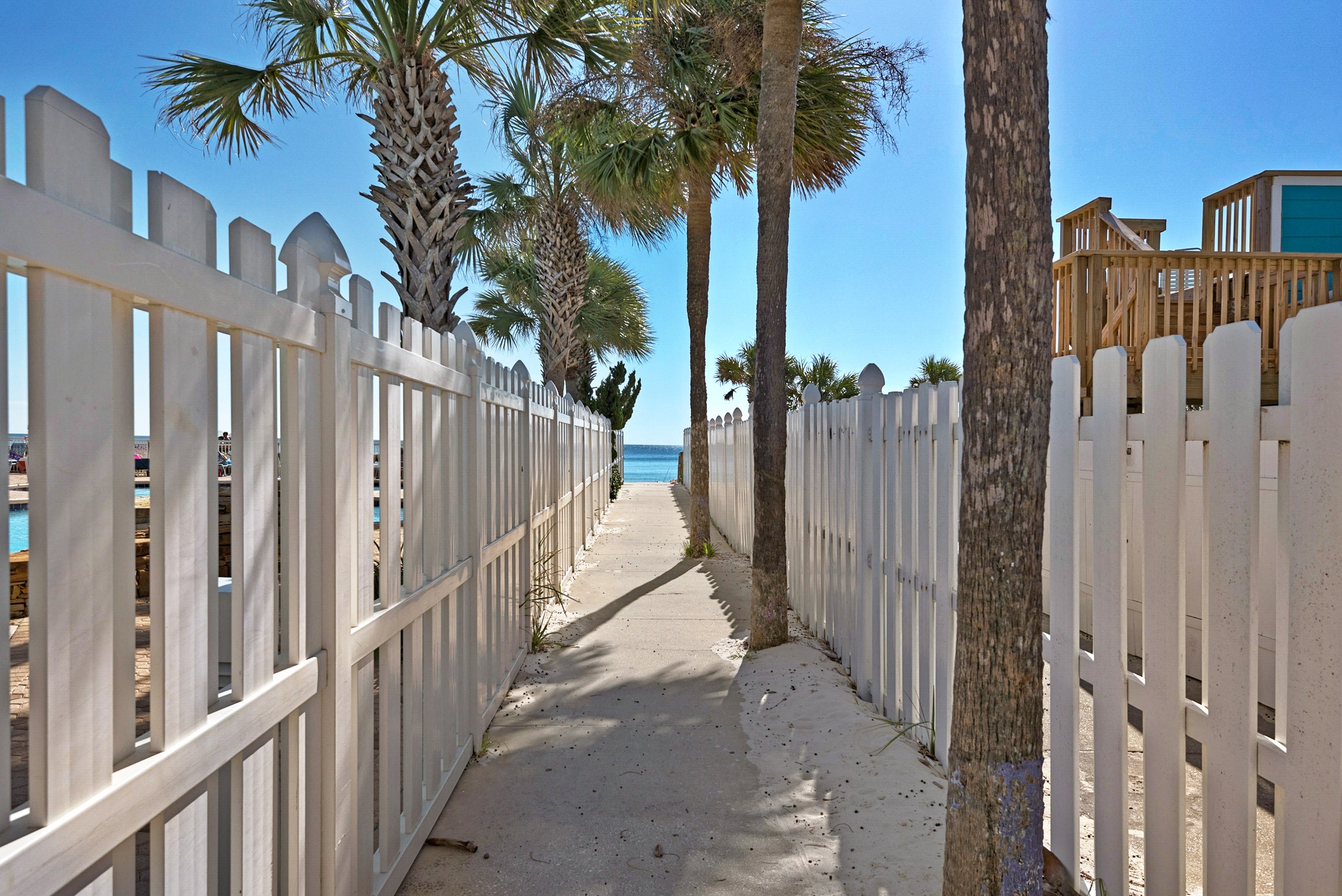 Beach entrance