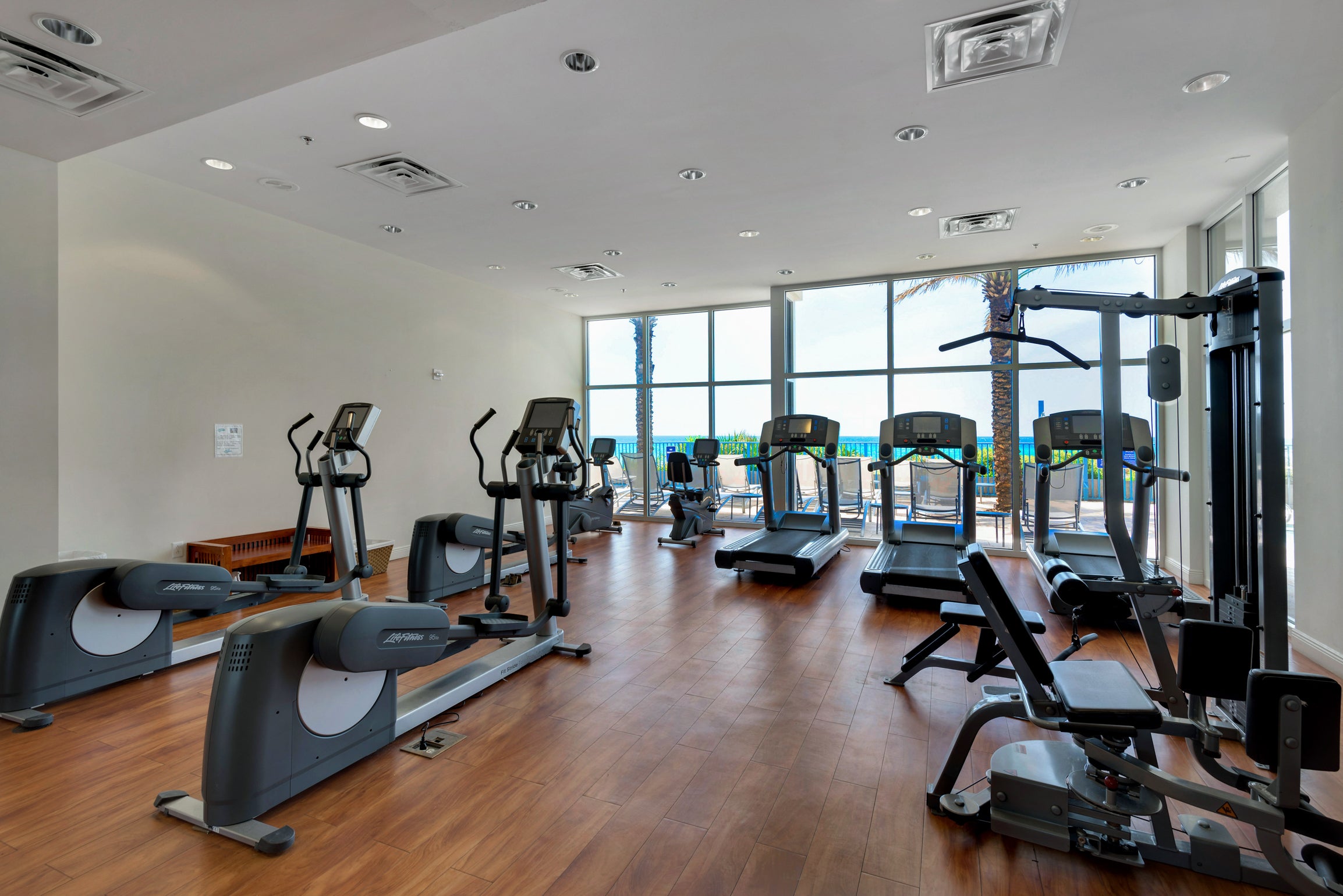 Fitness Room overlooking the Gulf