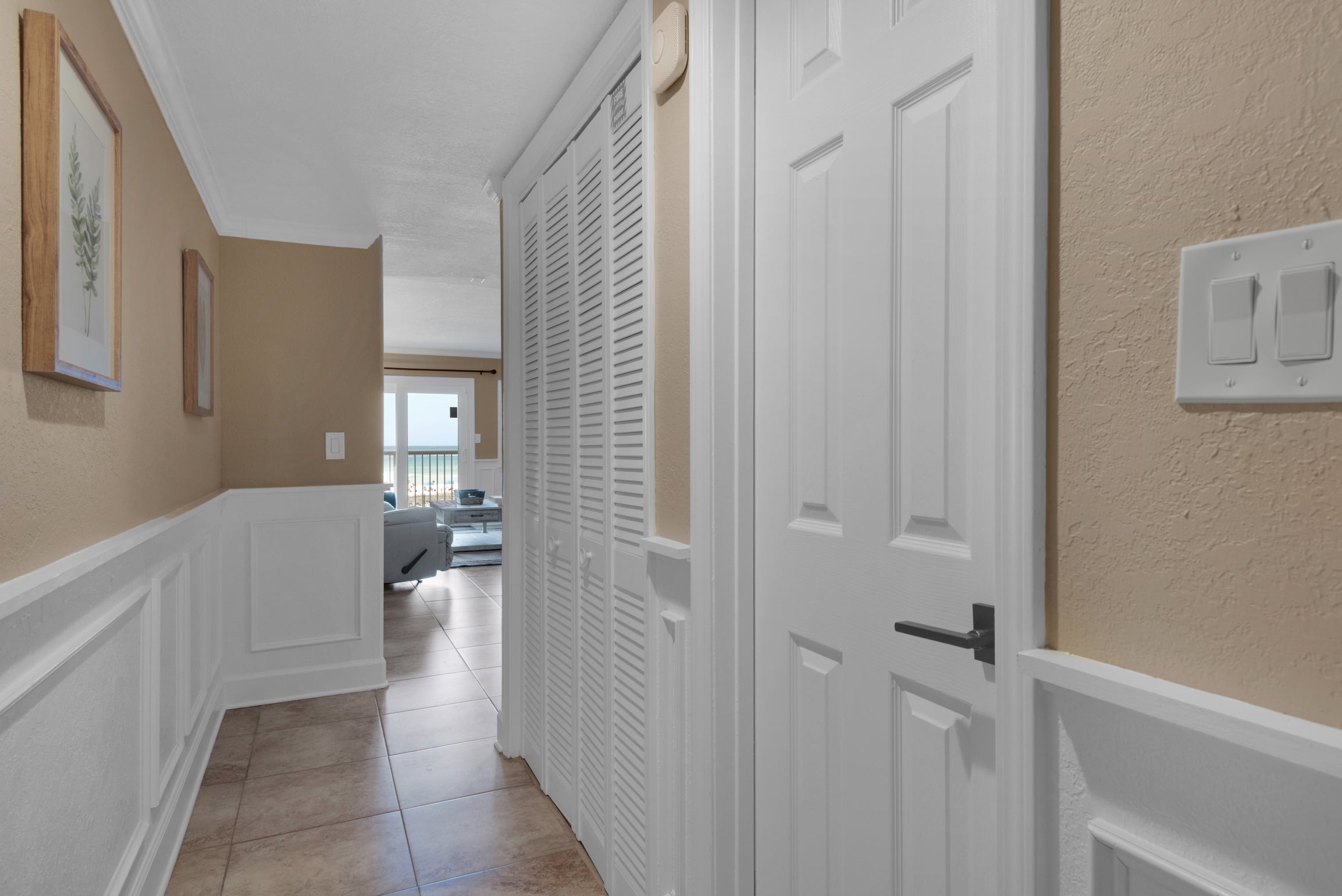 Entry with Beautiful Wainscoting