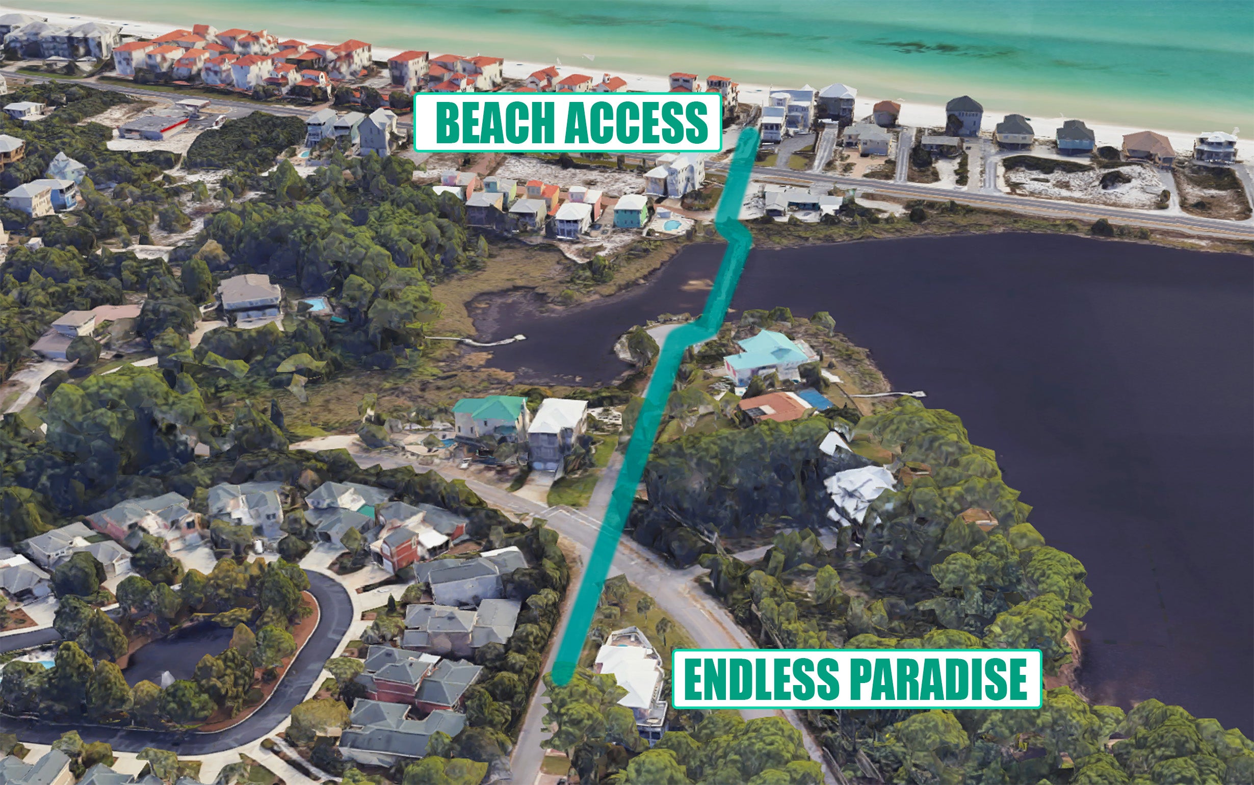 Endless Paradise Beach Access