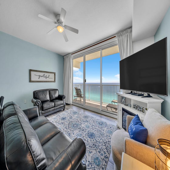 Living room with amazing views