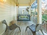 Charming porch with swing