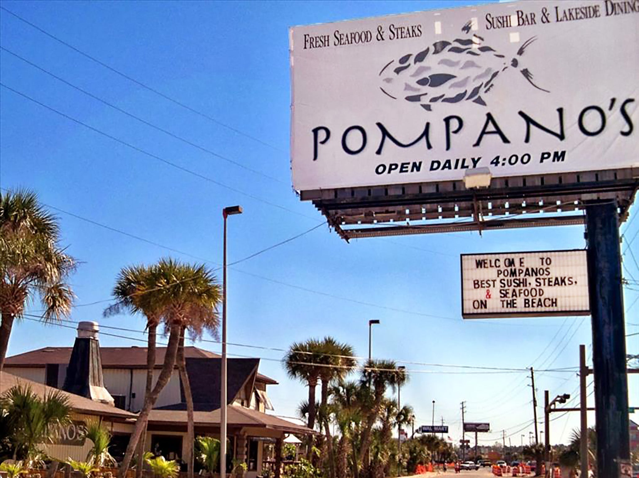 Walk on over to Pompanos!