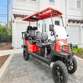 Complimentary 6-seater golf cart