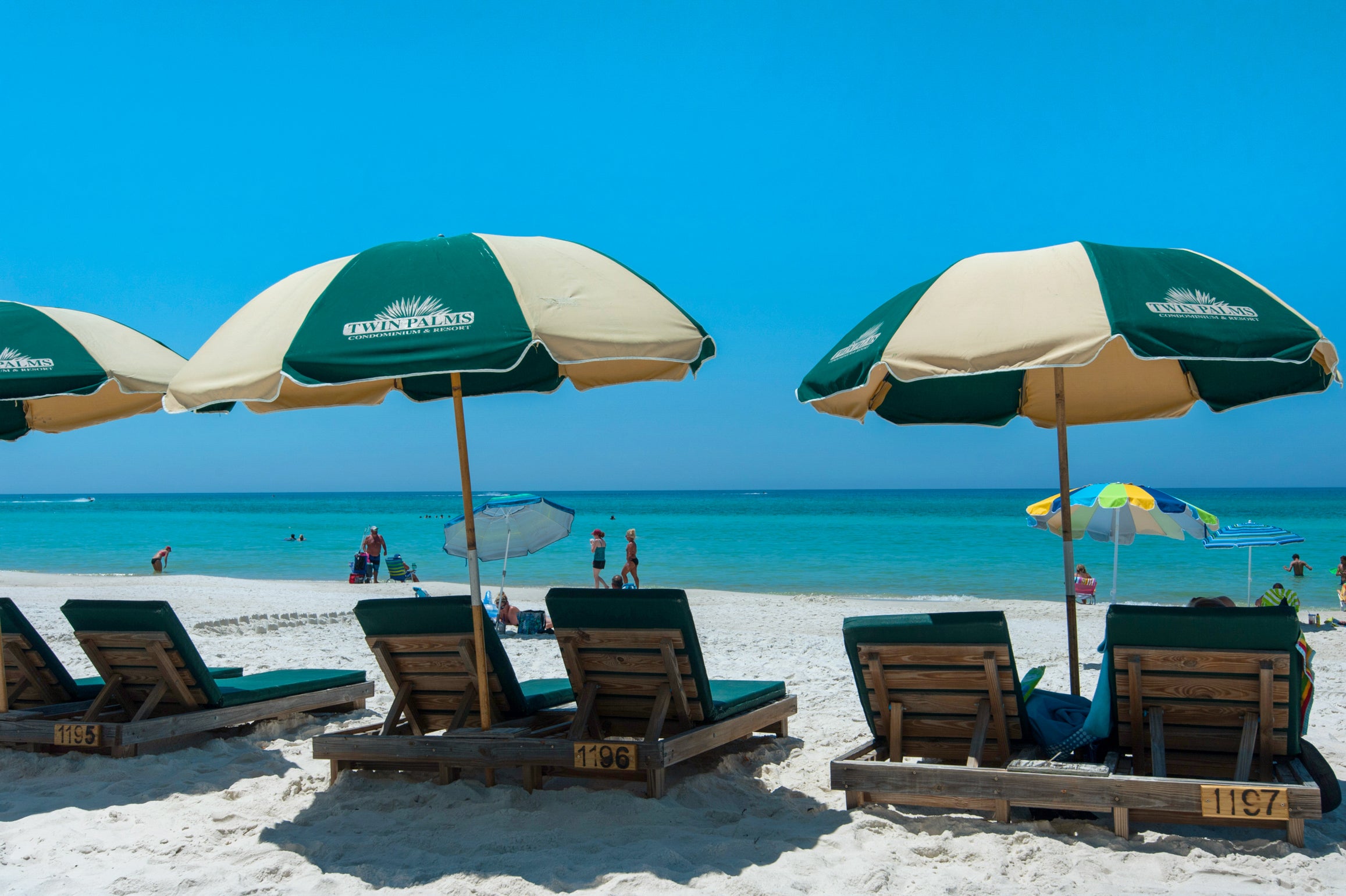 Twin Palms beach chairs