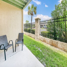 Gulf Highlands 116E patio