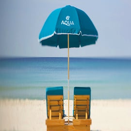 Beautiful Beaches in front of Aqua  