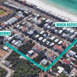 Beach Access Map