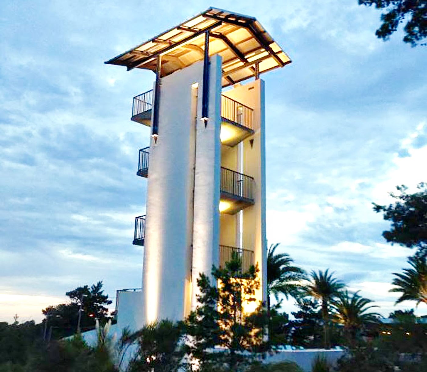 Observation Tower by the pool