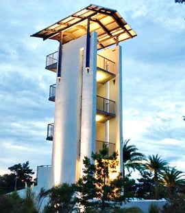 Observation Tower by the pool