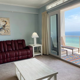 Relax and take in the views from the living room