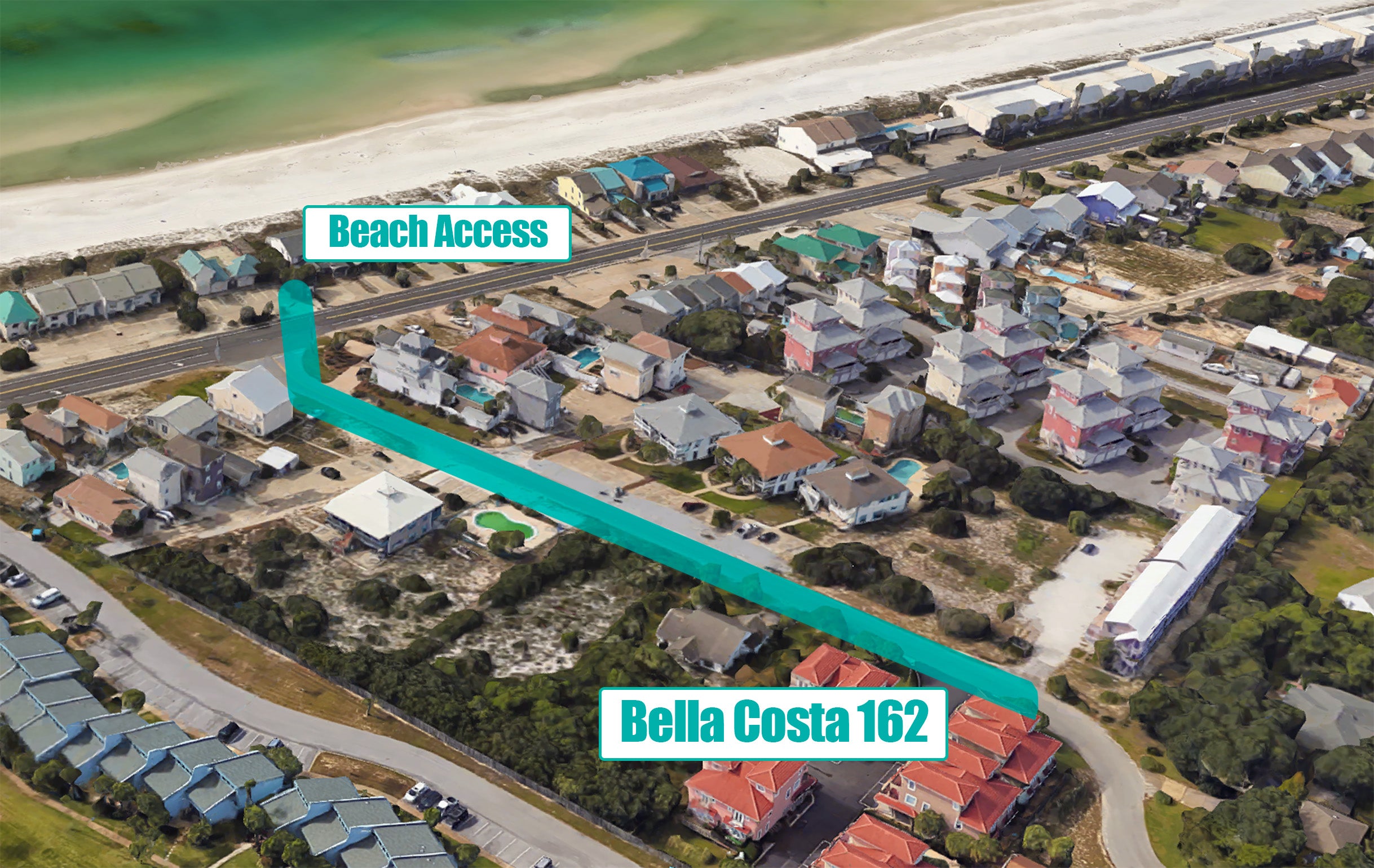 Bella Costa 162 Beach Access