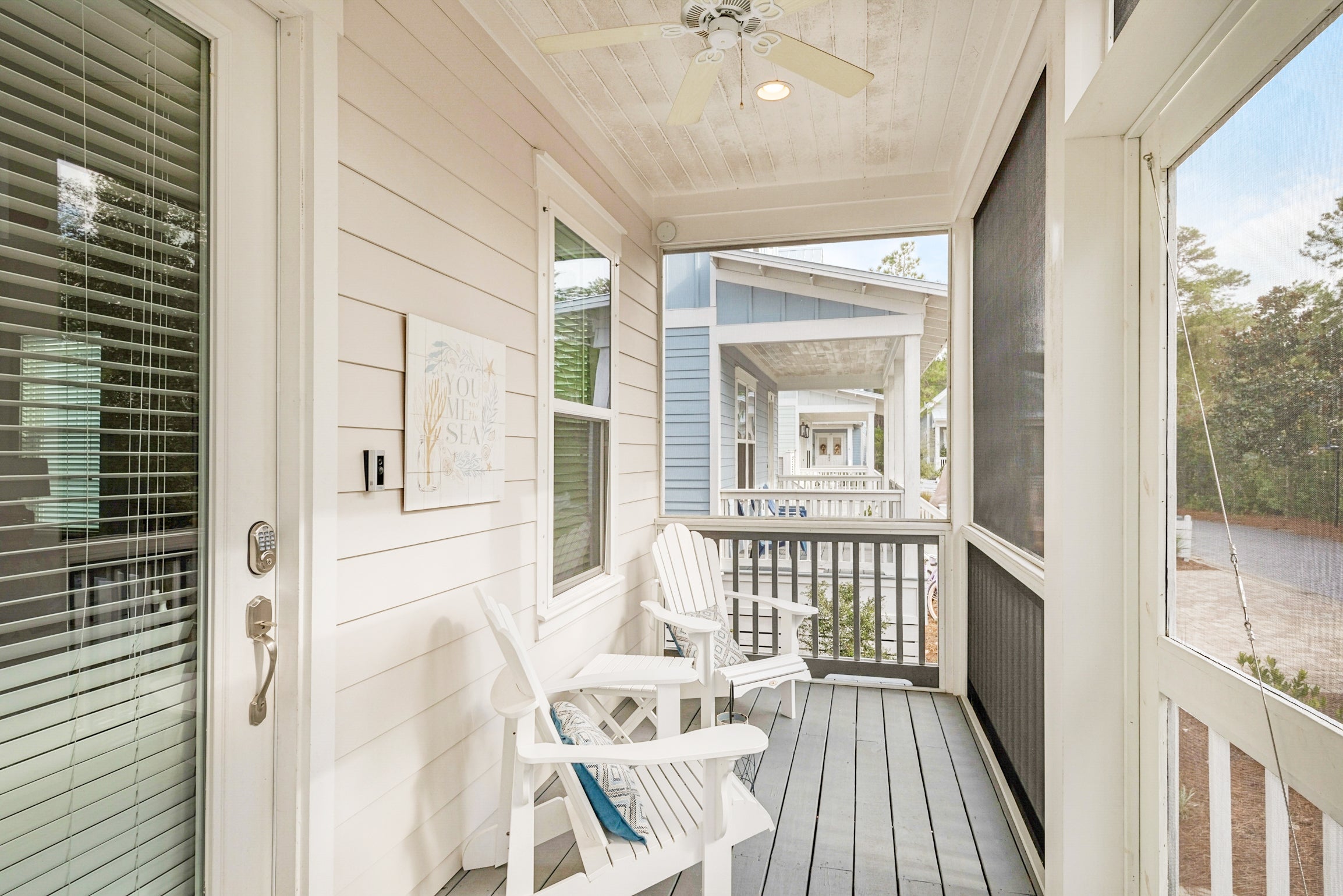 Enjoy a relaxing front porch