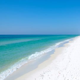 Beautiful white sand beaches 