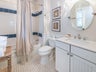 Full master bath with shower-tub combo