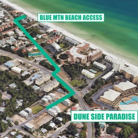 Dune Side Paradise Beach Access Map