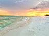 Breathtaking sunset on the beach