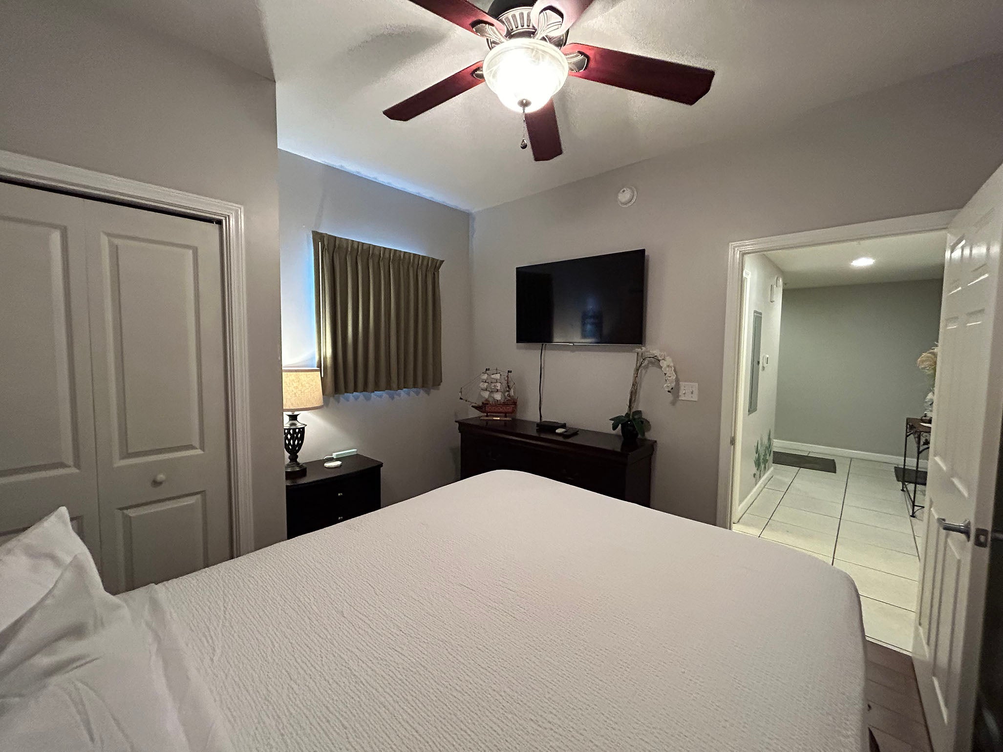 Guest Bedroom with Flat Screen