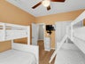 Guest bedroom with 2 bunk beds