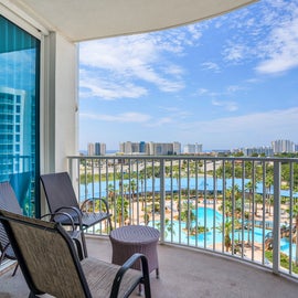 Palms Resort #1711 balcony view