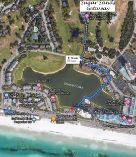 Short Walk to the Beach Access at Whales Tail