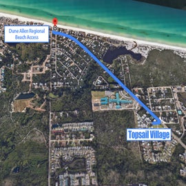 Topsail Beach Access Map 