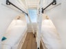 Bunk room with dual twin bunks