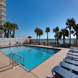 Beach side pool