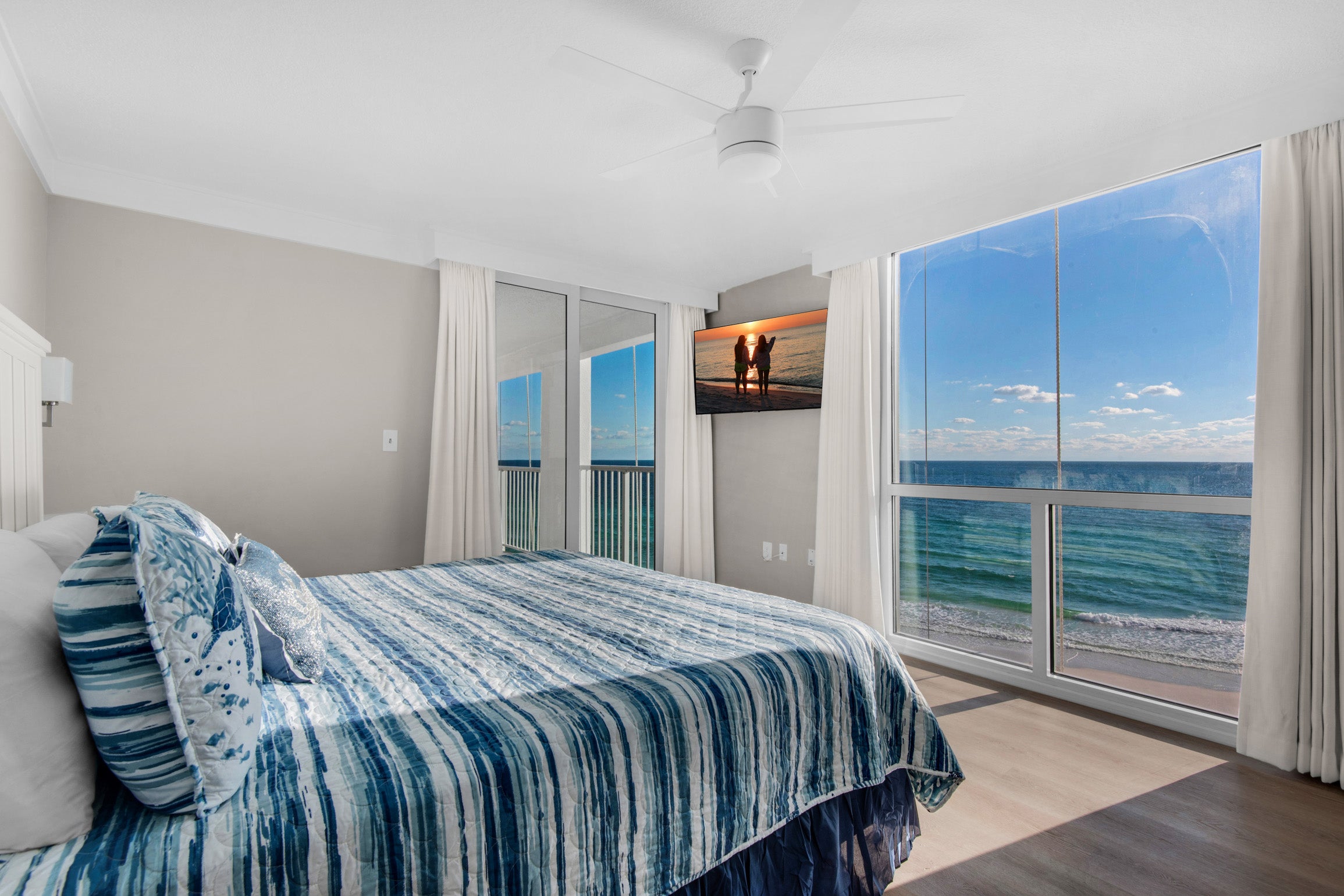 Master bedroom with beautiful views