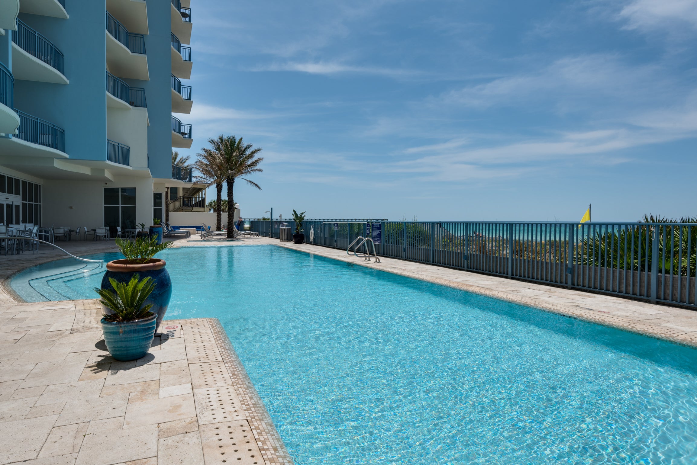 Beach Front Pool Deck at Sterling Breeze