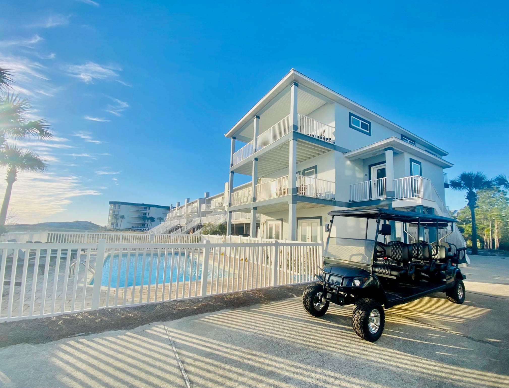 3 Generations Beach House with golf cart available!