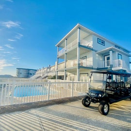 3 Generations Beach House with golf cart available!